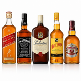 Red Label, Jack Daniel’s, Ballantine’s, White Horse e Chivas 12 Anos